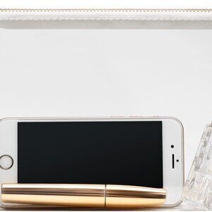 for Women - Stadium Approved Small Crossbody Bag with Zipper, Clear Stadium Bag